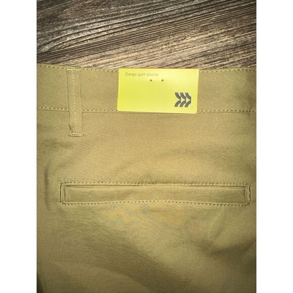 38- Mens Cargo Golf Shorts 8" - All in Motion - Dusty Khaki Green. NWT. M - Picture 5 of 7